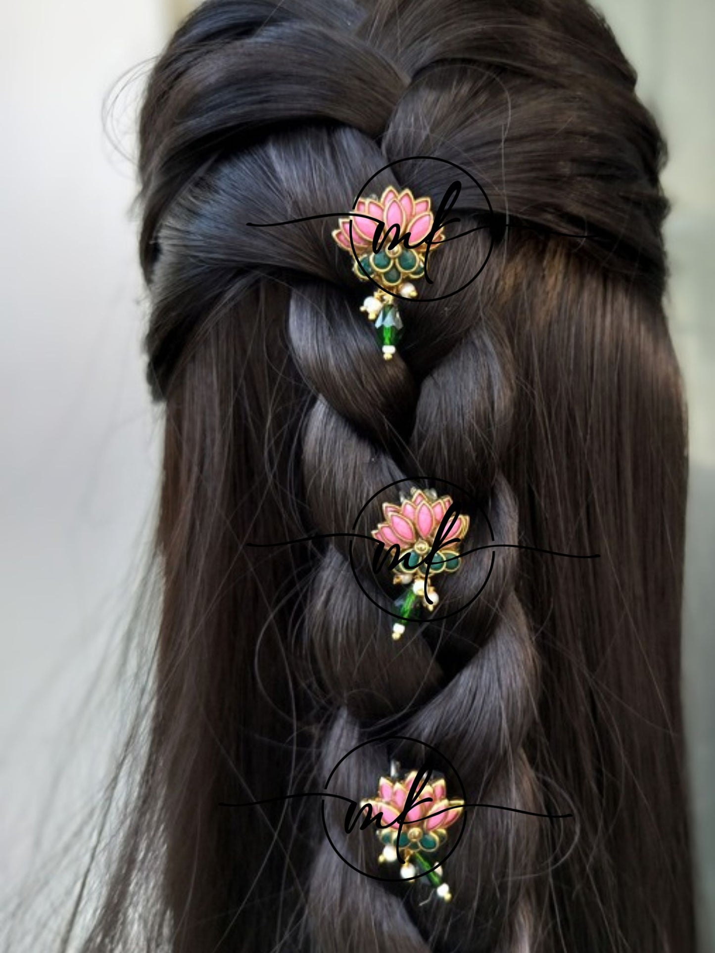 3D LOTUS Hair Hooks/Hair Brooch