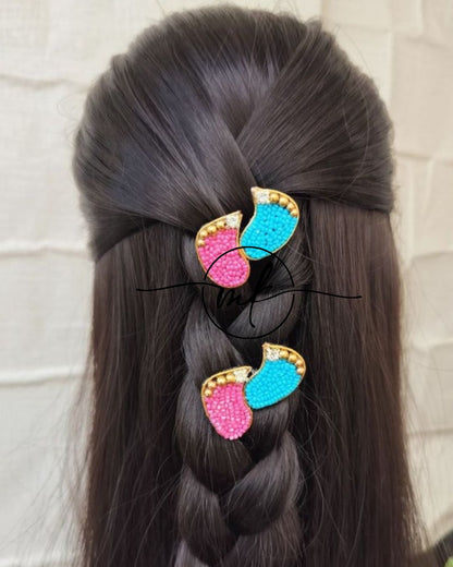 Tiny little Baby feet - Baby shower Hair Accessories
