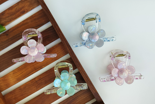 Flower Marble Finish Claw
