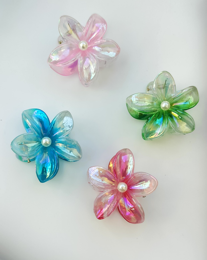 Glass Finish Flower Medium Claws