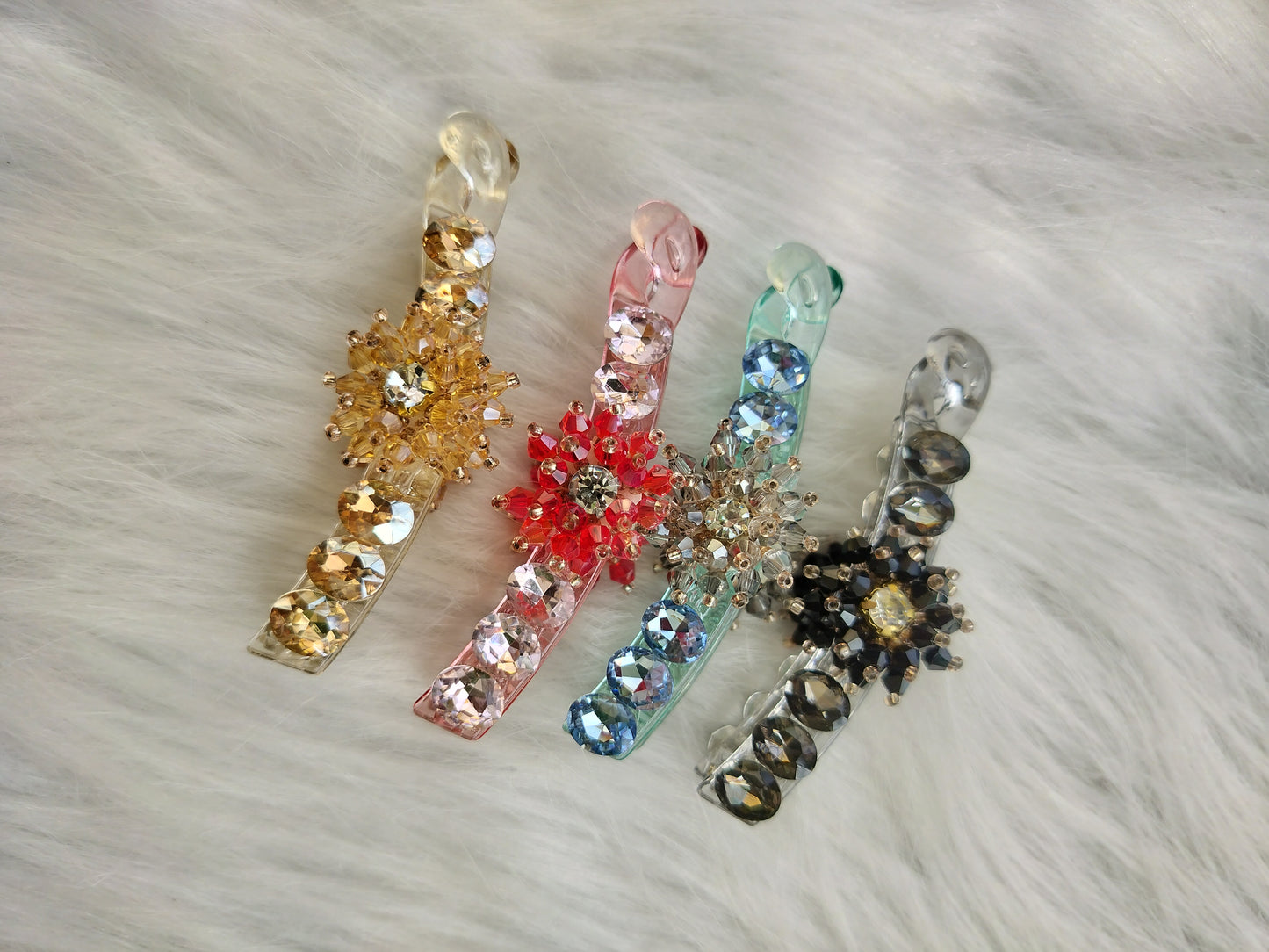 Crystal Premium banana clip - Lock type
