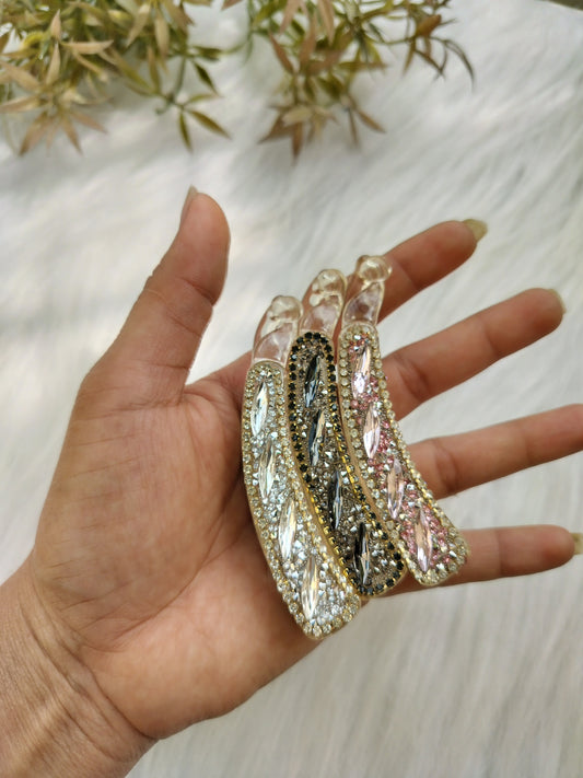Crystal Premium banana clip - Lock type