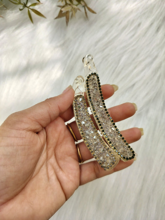 Crystal Premium banana clip - Lock type