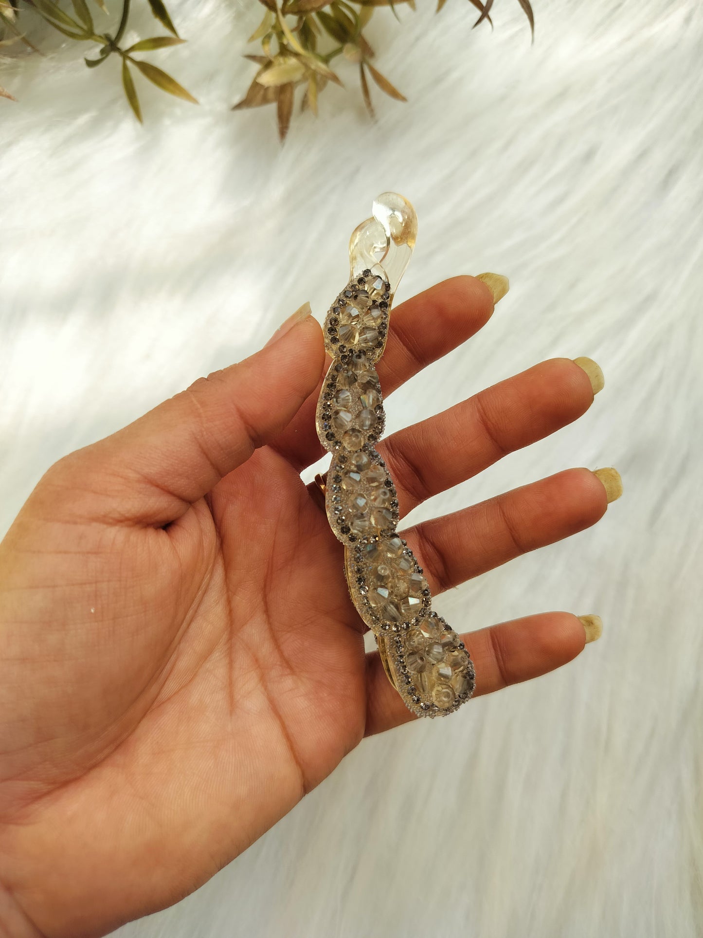 Crystal Premium banana clip - Lock type