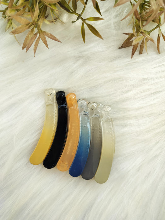 Marble Banana clip - lock type