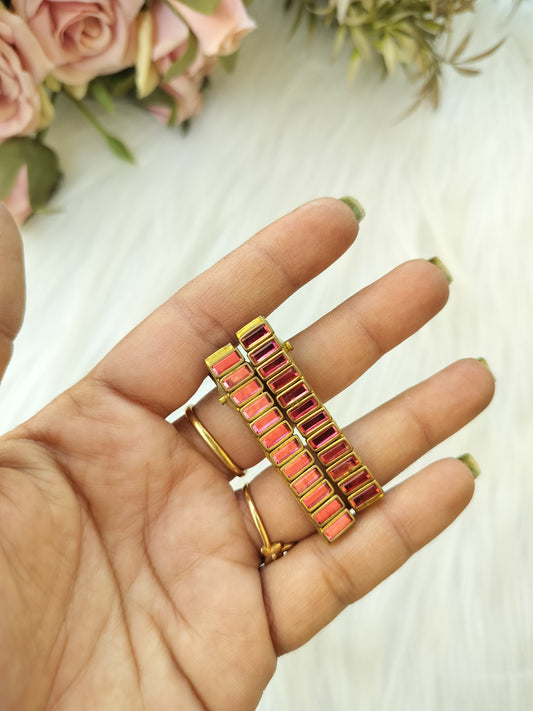 Kundan Alligator Clip