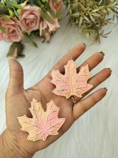 Icy leaf Alligator Clip - 1 piece