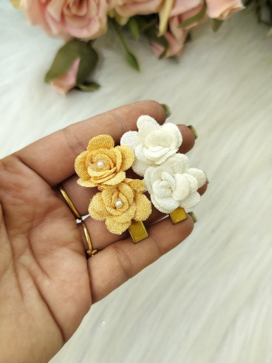 Flower Alligator Clip - 1 piece