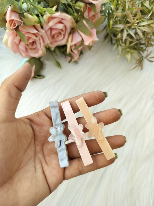 Starfish Alligator Clip -set of 3
