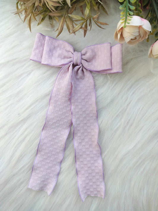 Long Tail Bow Alligator Clip