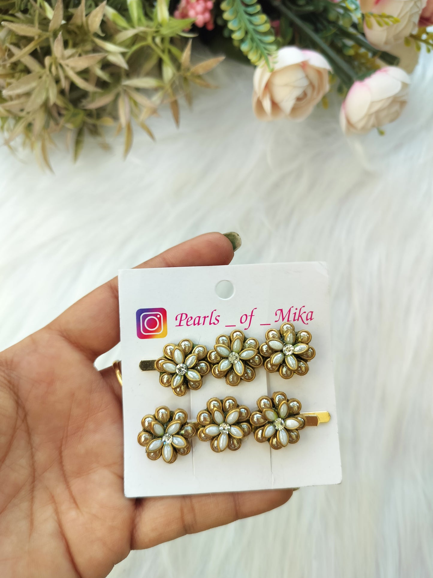 Kundan Slide pin - pair