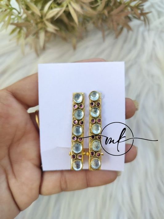 Kundan Alligator pins