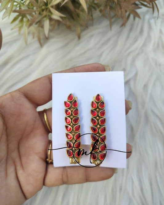 Kundan Alligator Clip