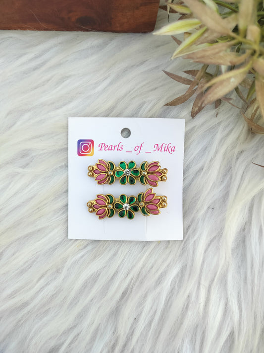 Kundan Alligator pin