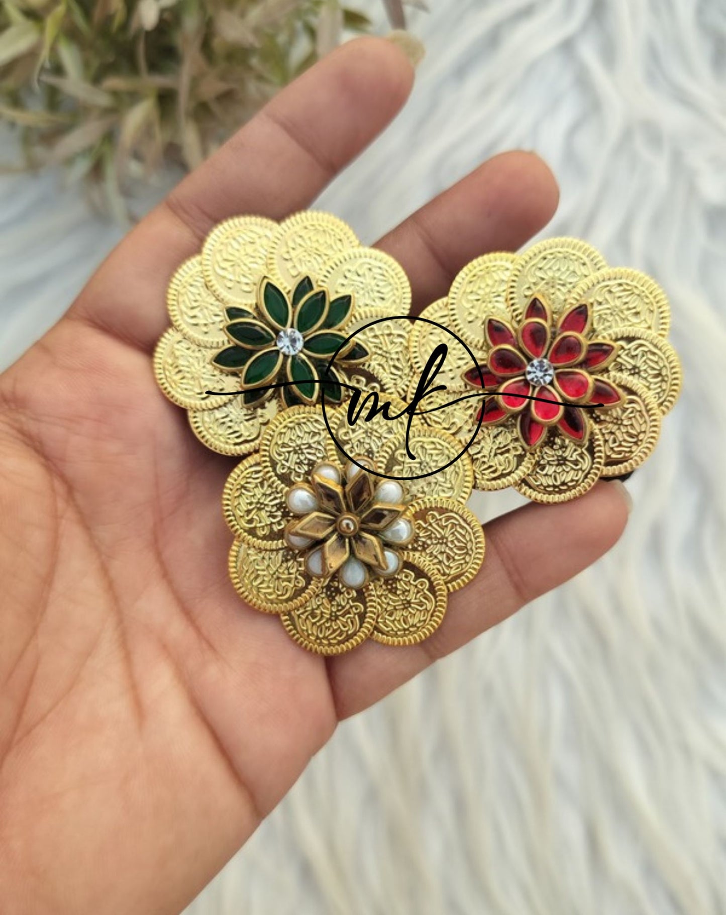 Cira Flower HAIR Brooch