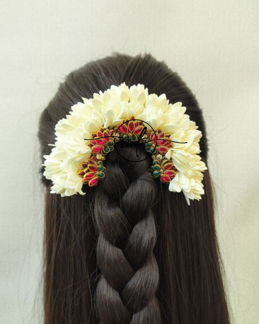 Pink Thamarai Malli ARFL Hair Brooch