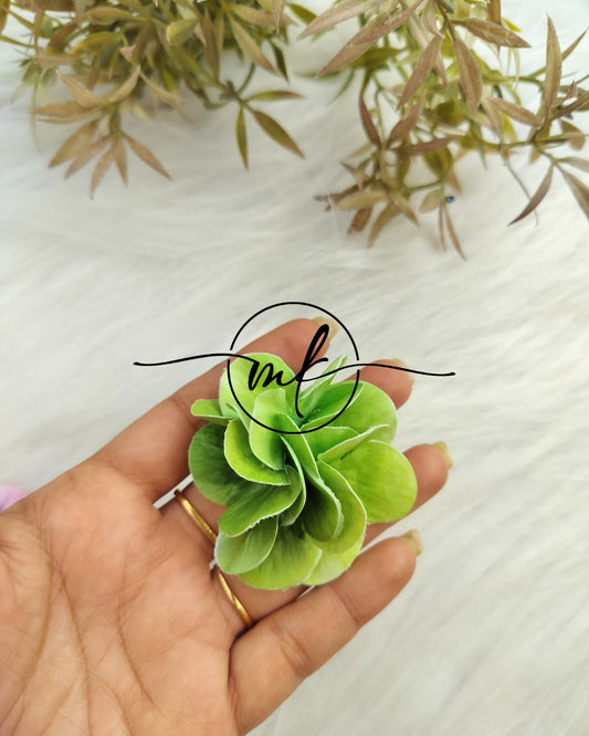 HYDRA Green flower HAIR Ties