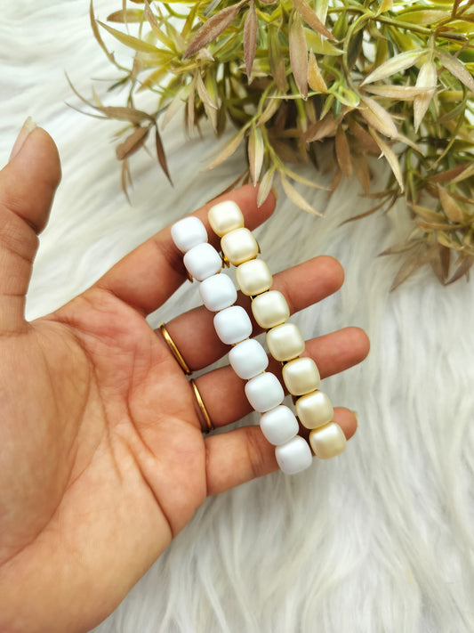 Square pearl Buckle Clip - Large Size
