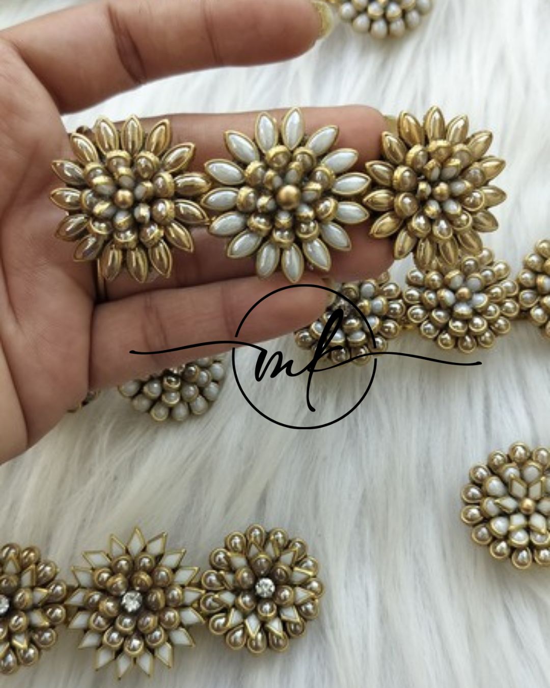 3D kundan Center clip