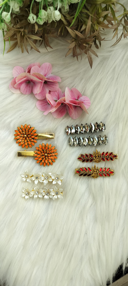 Fancy Alligator Clip -pair