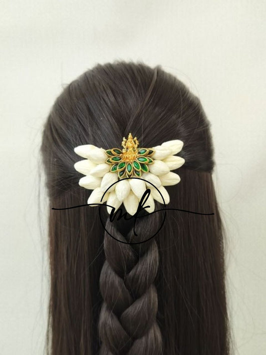 RAMA Green Lakshmi Malli 2L ARFL Hair Brooch