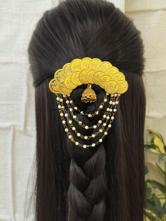 Illai Coin Hair Brooch