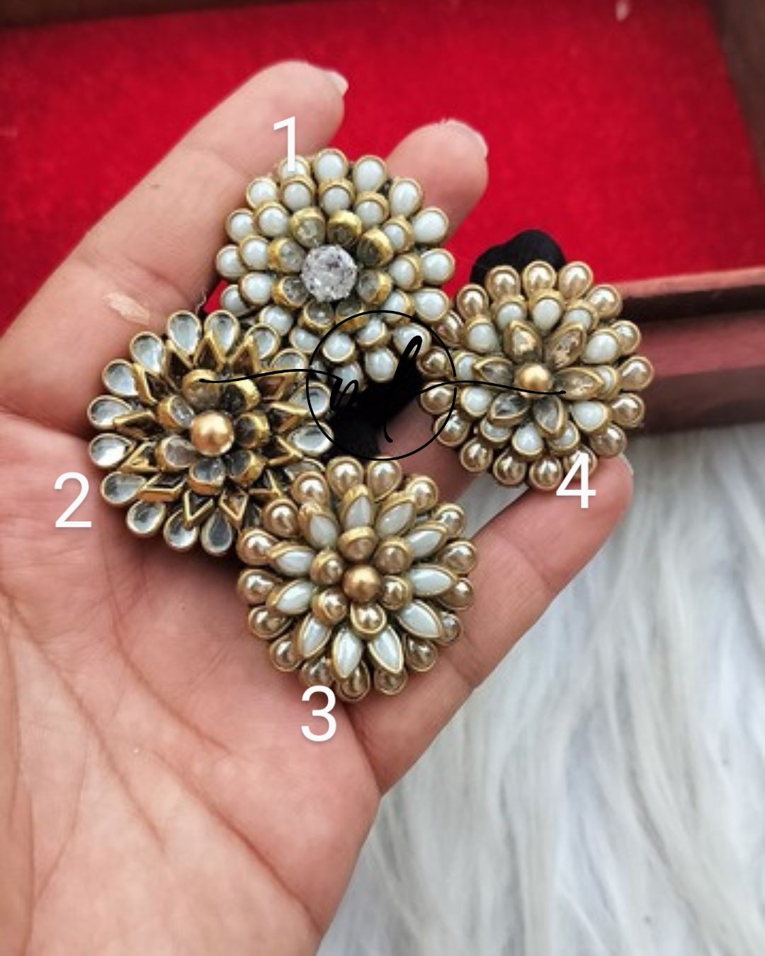 Kundan Hair Ties