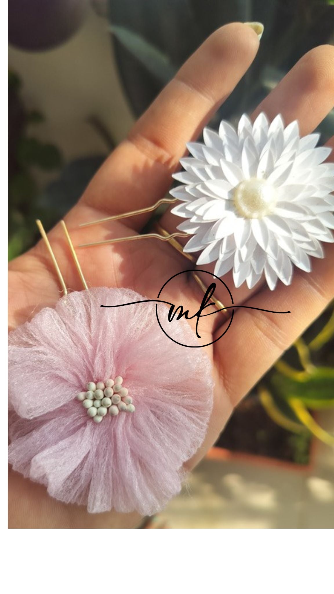 Floral Hair Brooch/Hair ties