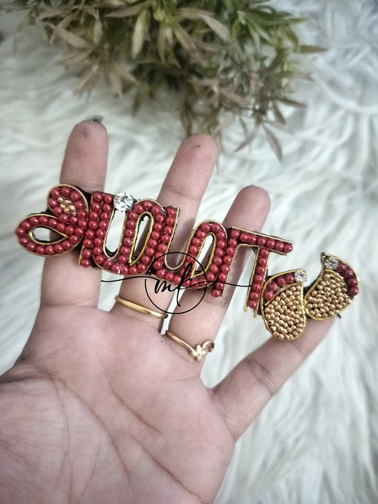 Red AMMA baby shower  - Dress brooch