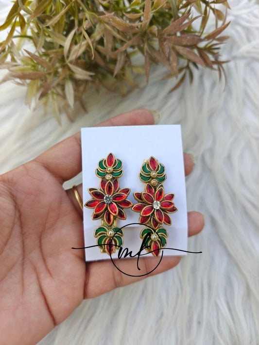 Kundan Alligator pins