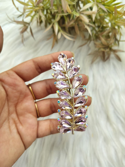 Metal Leaf Buckle Clip - large size