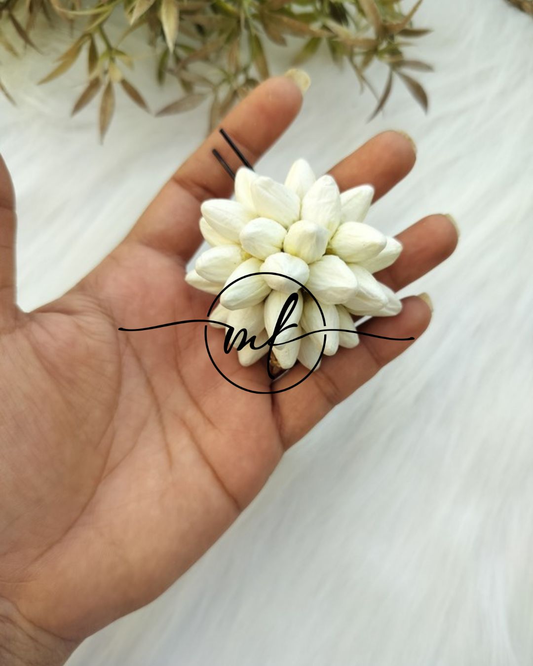 Jas - Big bud - Jasmine Hair Brooch/ Hair Ties
