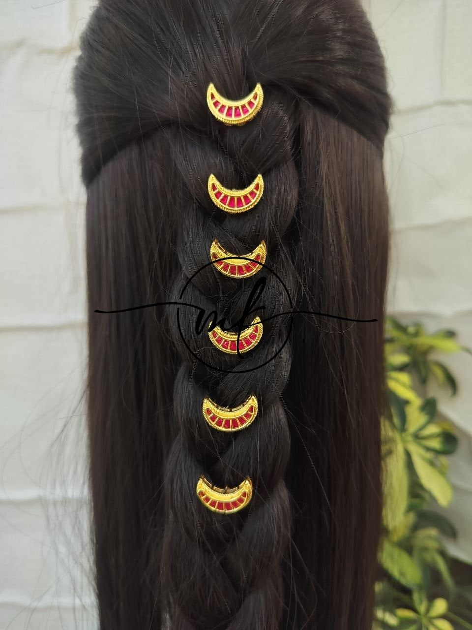 Pink Mathi Hair Hooks