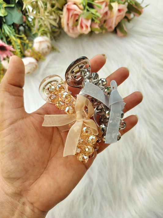 Crystal Premium Banana clip - V type