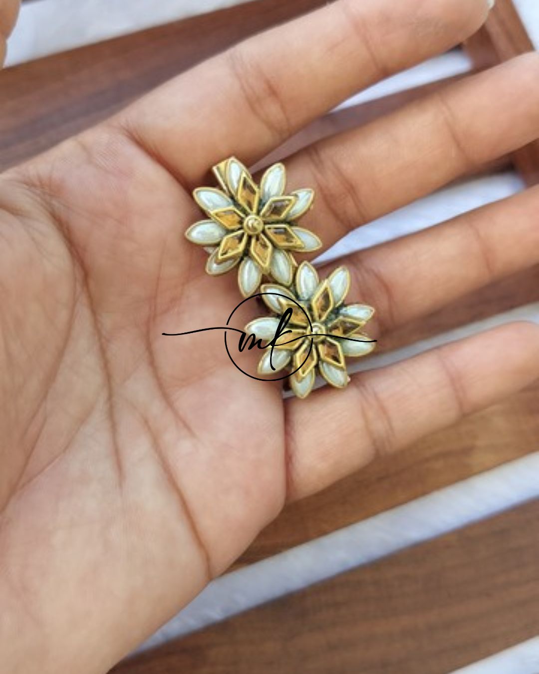 Kundan Saree pin