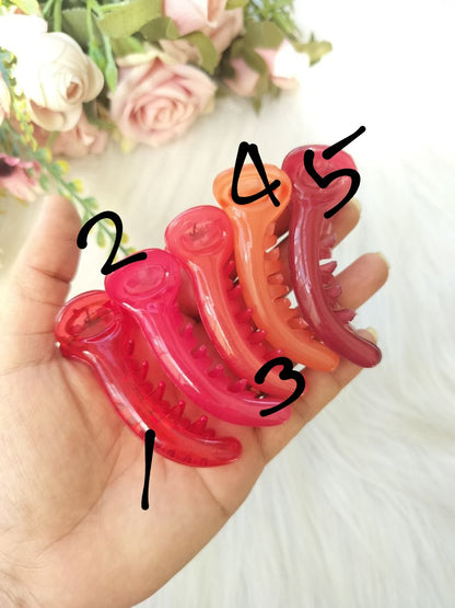 Transparent banana clip - V type