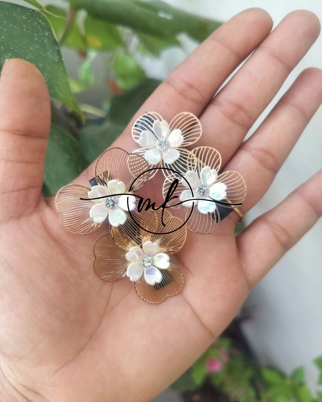 NEO Floral Alligator clip - 1 piece