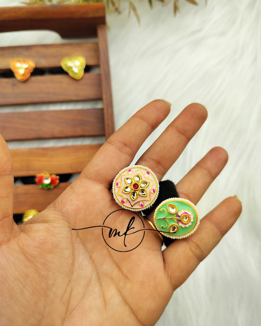 Meenakari Hair ties