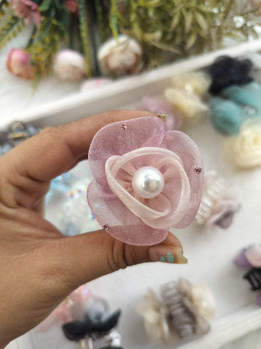 Pink Rose Flower Premium Fancy Claw