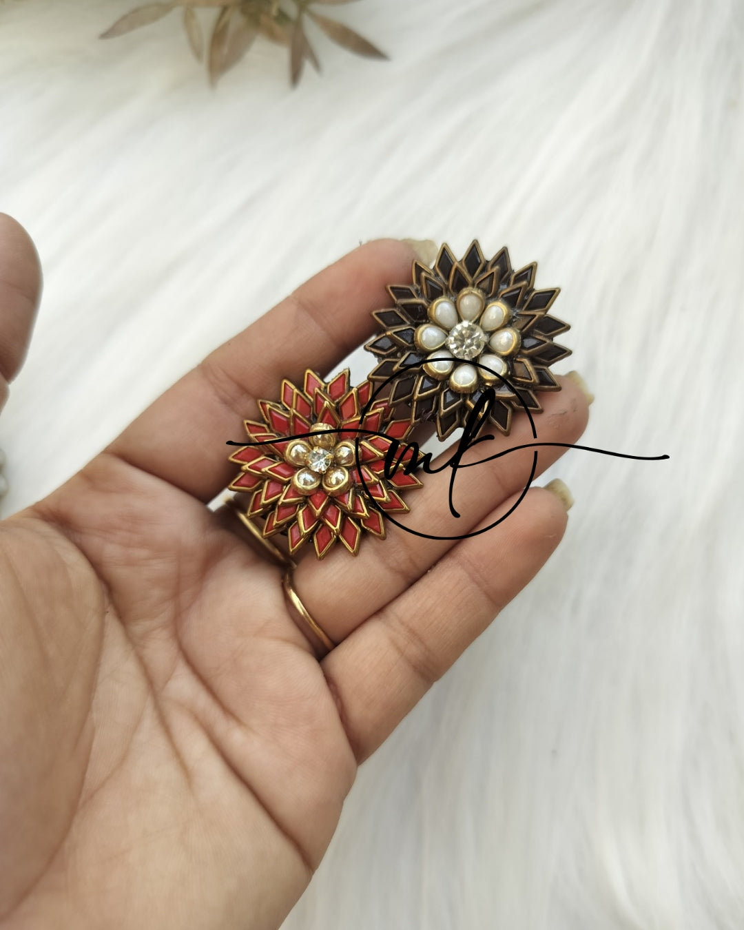 Kundan Hair Brooch/Hair ties
