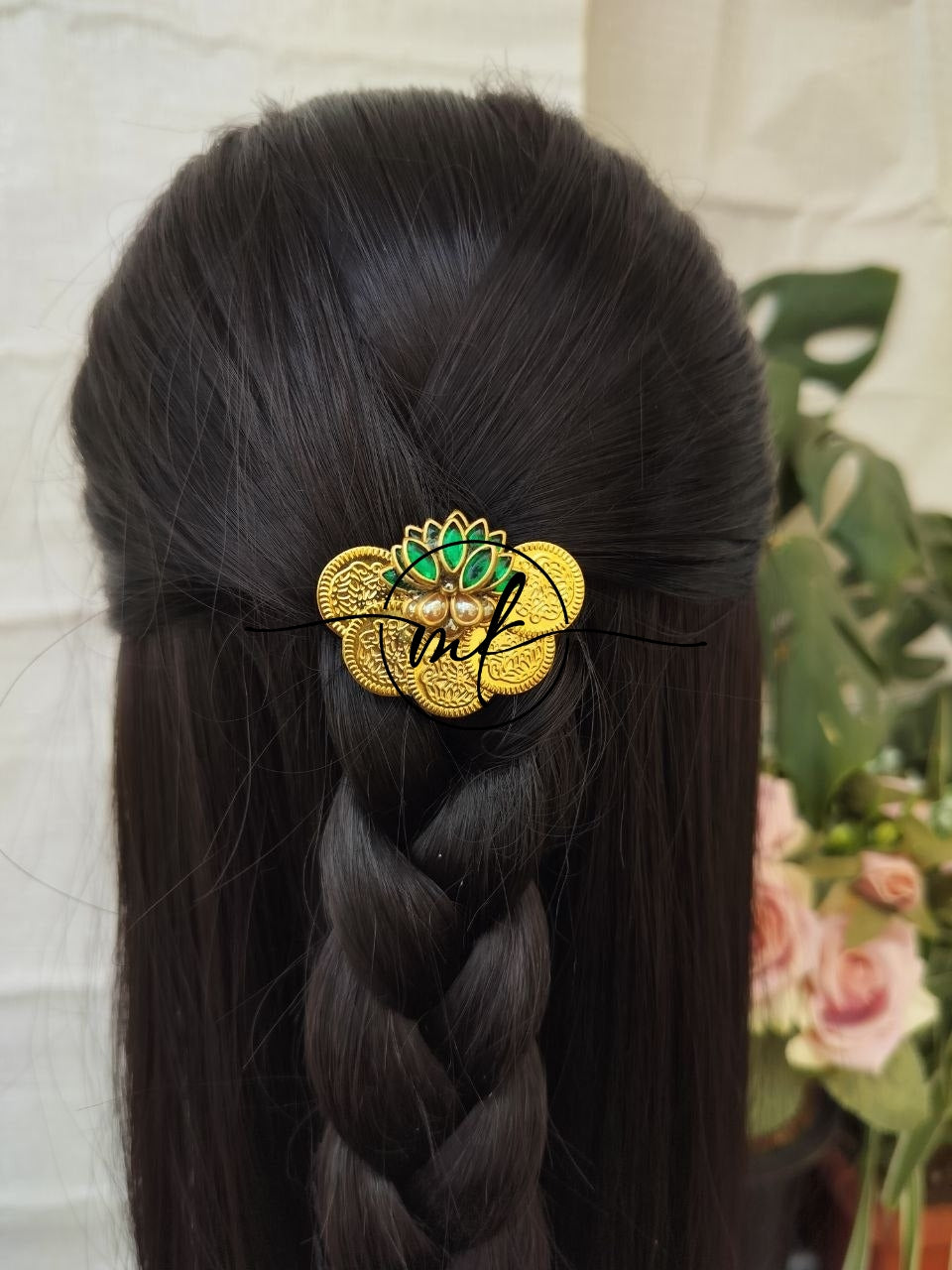 CIKA 5C Kundan Hair Brooch Return gift Combo