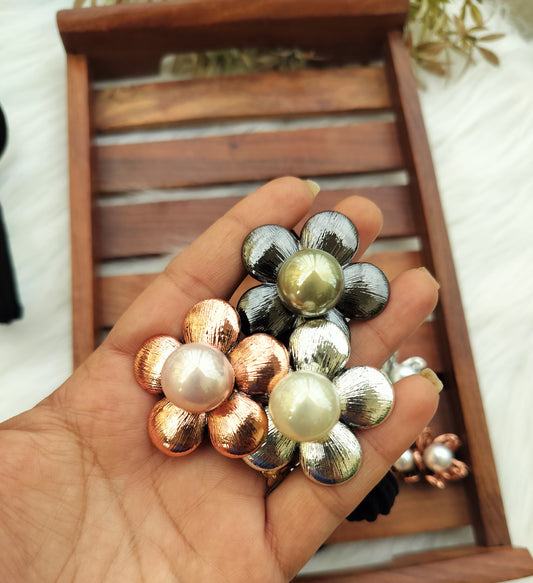 Anti-Tarnish Floral premium Hair ties