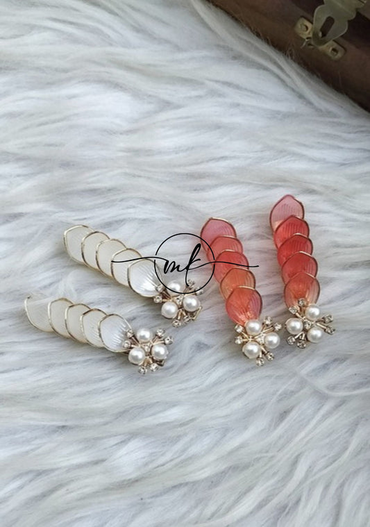 Fancy Alligator pin - Pair