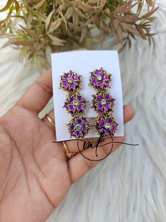 Kundan Alligator pin