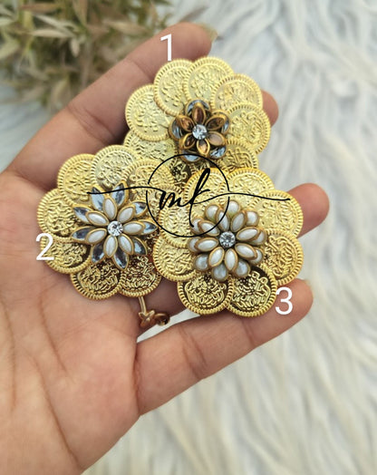 Cira Flower HAIR Brooch /Hair Ties