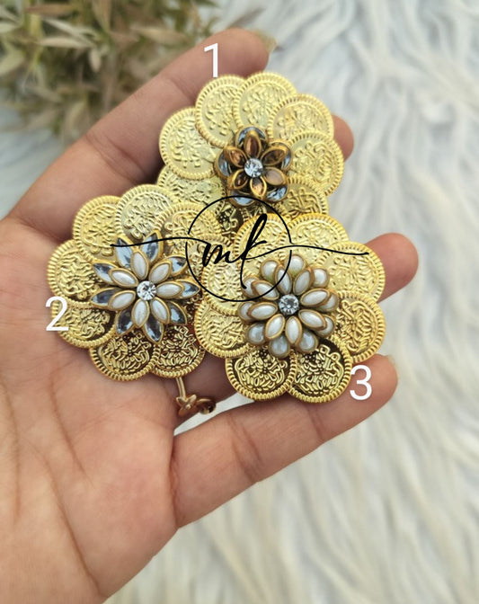 Cira Flower HAIR Brooch /Hair Ties