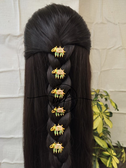 Elephant Hair Hooks -set of 6 pieces