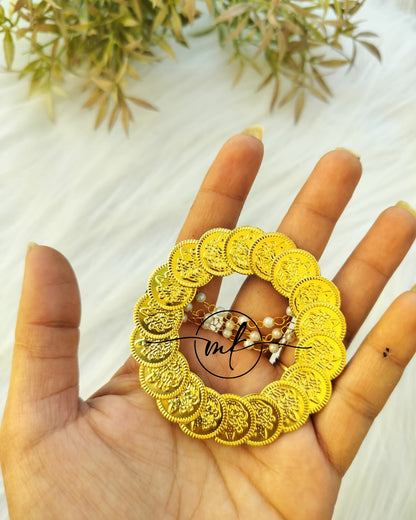 RHIYA Coin Hair Brooch