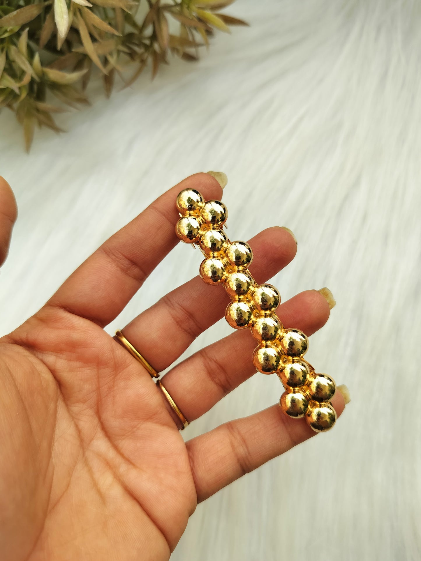 Anti-Tarnish Premium Metal Baratte Clip - Large size