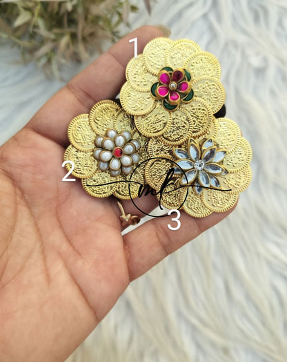 Cira Flower HAIR Brooch /Hair Ties